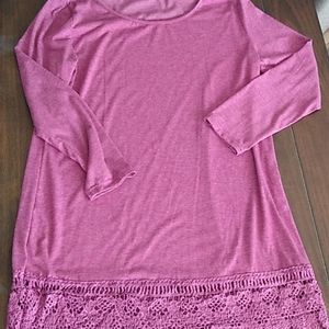 Long sleeve t-shirt dress